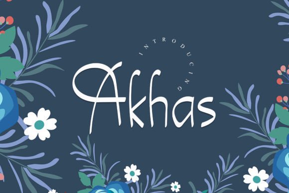 Akhas: A Fun Font for Business Branding