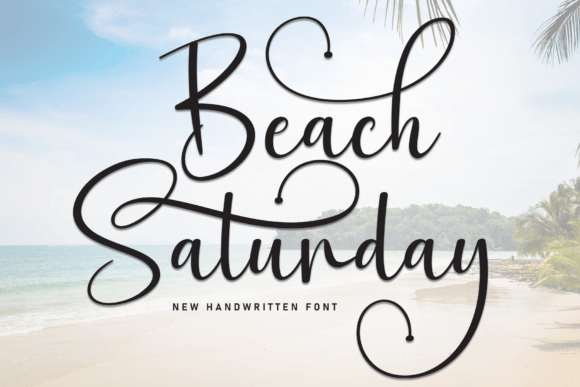 Beach Saturday Font for Web Design