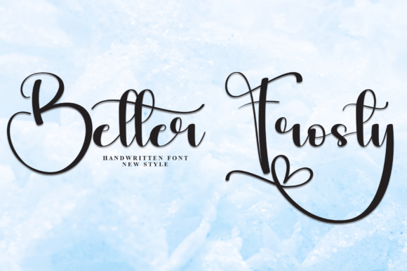 Better Frosty Font