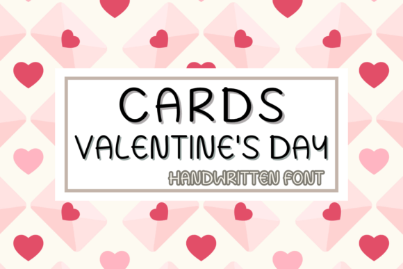 Cards Valentine Font for Business Branding