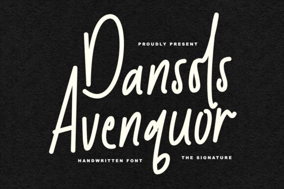Dansols Avenquor Font for Creative Projects