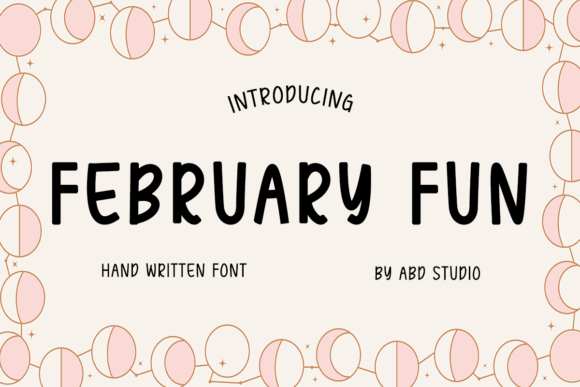 February Fun Font