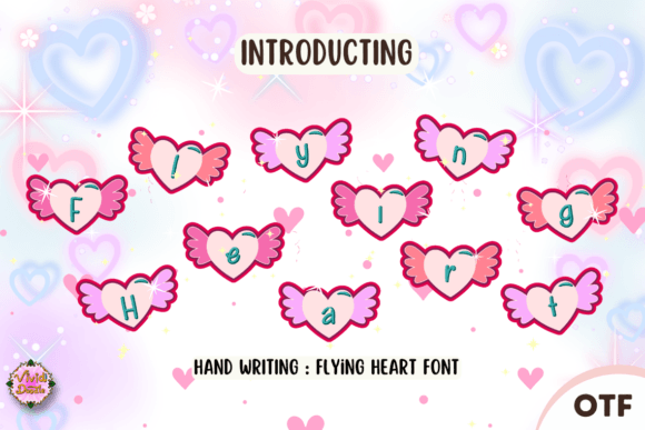 Flyingheart: A Festive Font for Creative Projects