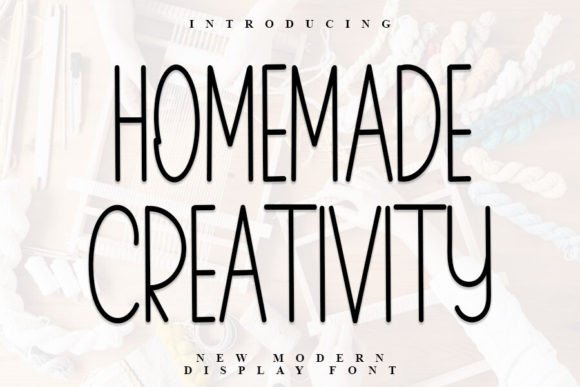 Homemade Creativity Font for Branding