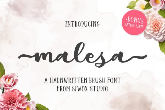 Malesa Brush Font