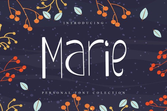 Marie Font for Business Branding
