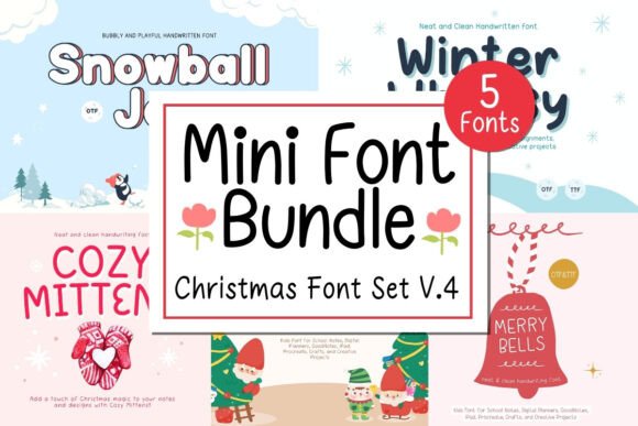 Mini Bundle Christmas Set V.4 Font