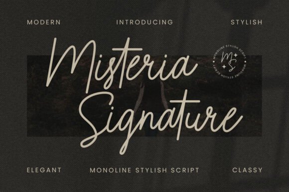 Misteria Signature Font