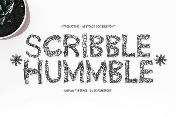 Scribble Humble Font for Creative Publishing