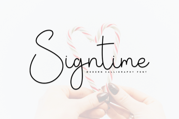 Signtime Font: A Handwritten Touch for Editorial Design
