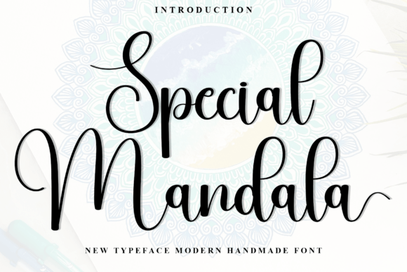 Special Mandala Font for Business Branding