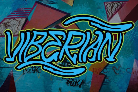 Viberian Font: Bold, Handwritten Style