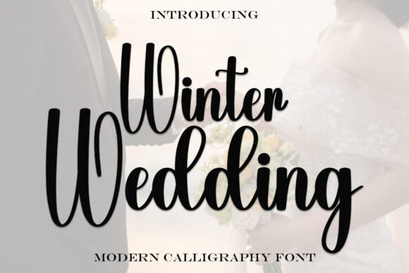 Winter Wedding Font for Elegant Branding