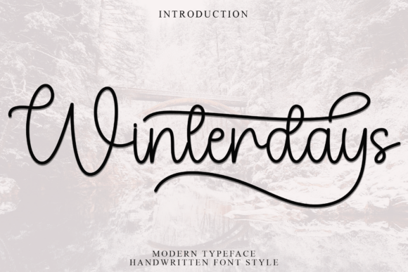 Winterdays Font for Creative Design