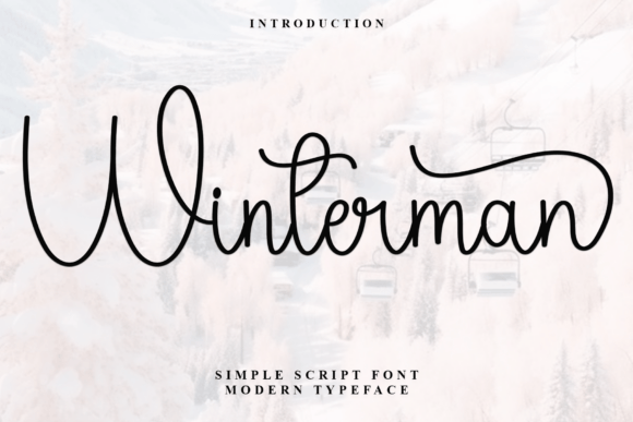 Winterman Font for Festive Branding